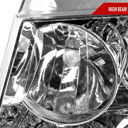 2007-2014 Chevrolet Avalanche/Tahoe/Suburban Factory Style Headlights (Chrome Housing/Clear Lens)