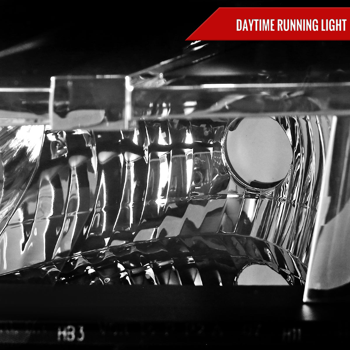 2007-2014 Chevrolet Avalanche/Tahoe/Suburban Factory Style Headlights (Matte Black Housing/Clear Lens)