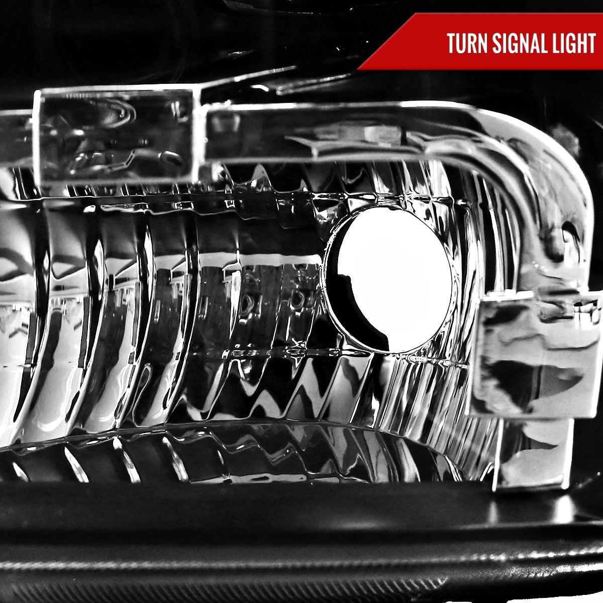 2007-2014 Chevrolet Avalanche/Tahoe/Suburban Factory Style Headlights (Matte Black Housing/Clear Lens)