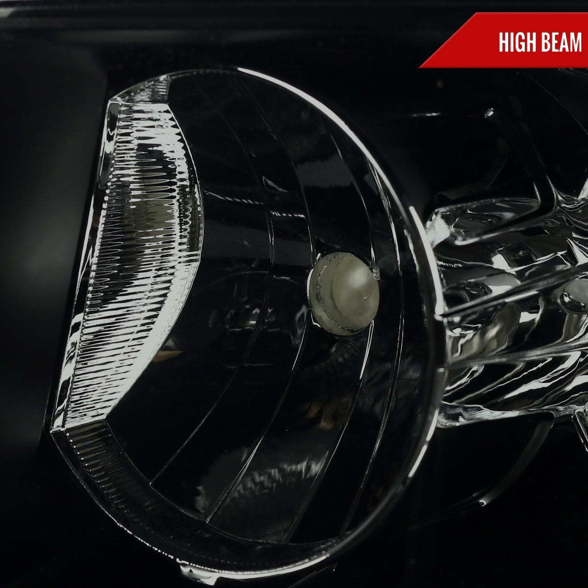 2007-2014 Chevrolet Avalanche/Tahoe/Suburban Factory Style Headlights (Matte Black Housing/Smoked Lens)