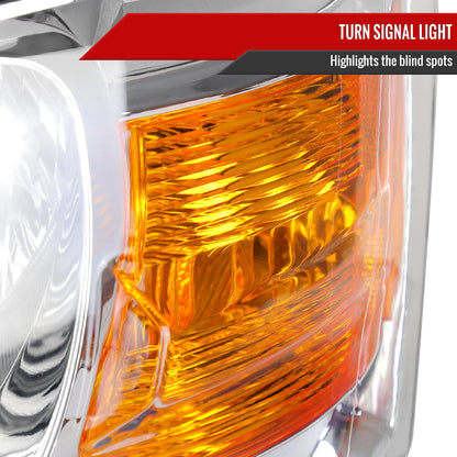 2008-2010 Dodge Grand Caravan Clear Lens Factory Style Crystal Headlight - Driver Side Only