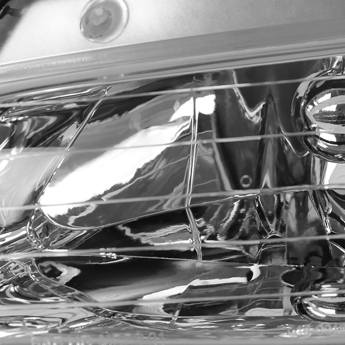 1996-2000 Dodge Caravan Chrysler Voyager/Town & Country Crystal Headlights (Chrome Housing/Clear Lens)