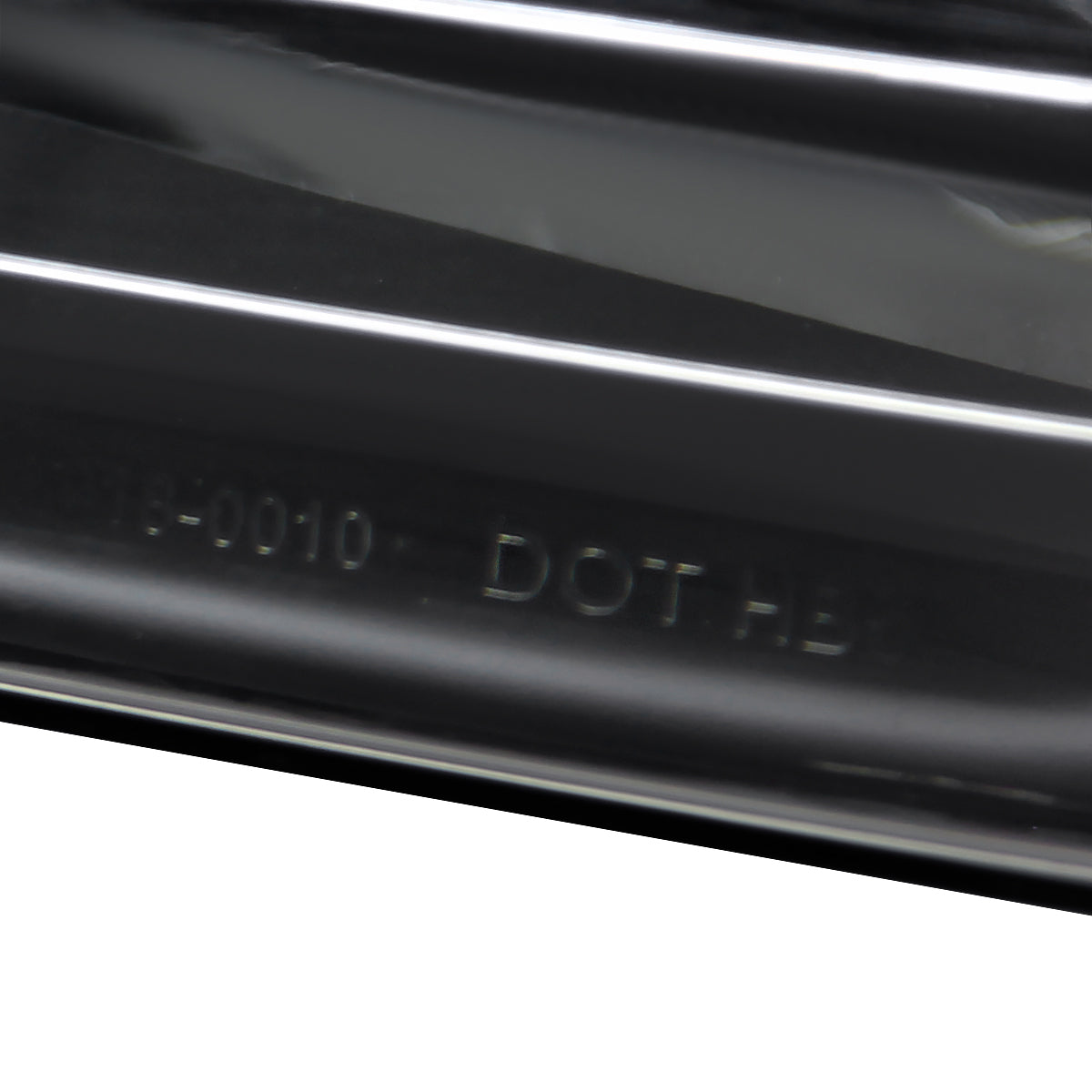 1996-2000 Dodge Caravan Chrysler Voyager/Town & Country Crystal Headlights (Matte Black Housing/Clear Lens)