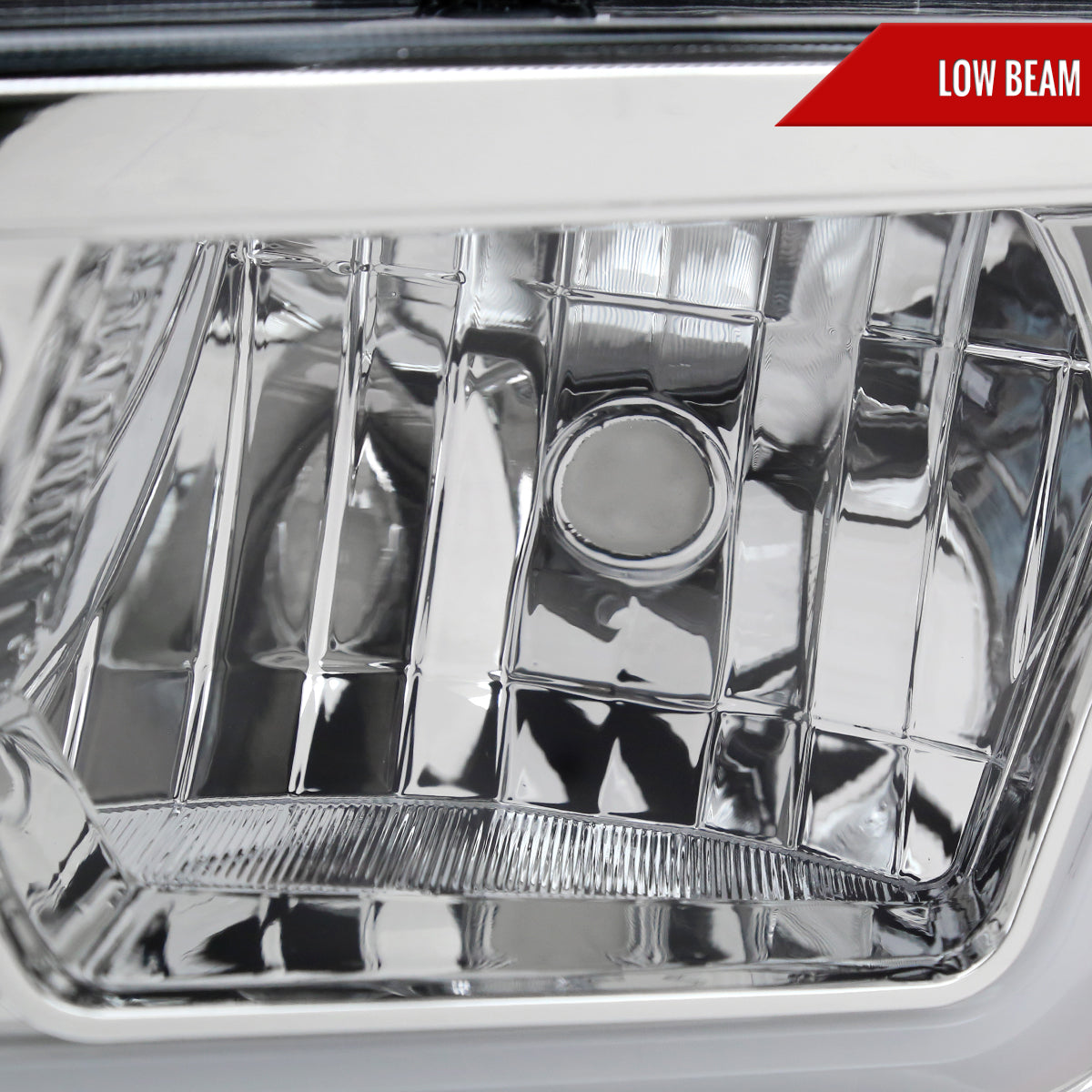 2006-2010 Dodge Charger Switchback Sequential LED Bar Factory Style Headlights (Chrome Housing/Clear Lens)