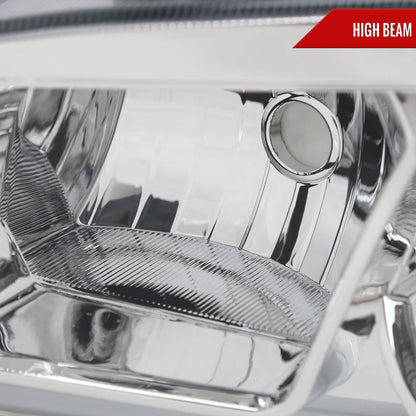 2006-2010 Dodge Charger Switchback Sequential LED Bar Factory Style Headlights (Chrome Housing/Clear Lens)