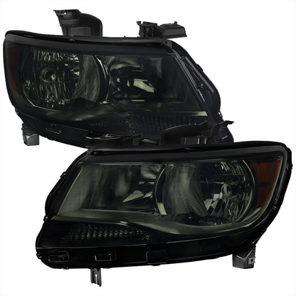 2015-2022 Chevrolet Colorado Factory Headlights (Chrome Housing / Smoked Lens)