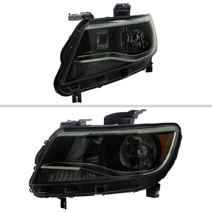 2015-2022 Chevrolet Colorado Factory Style Headlights (Black Housing / Smoked Lens)