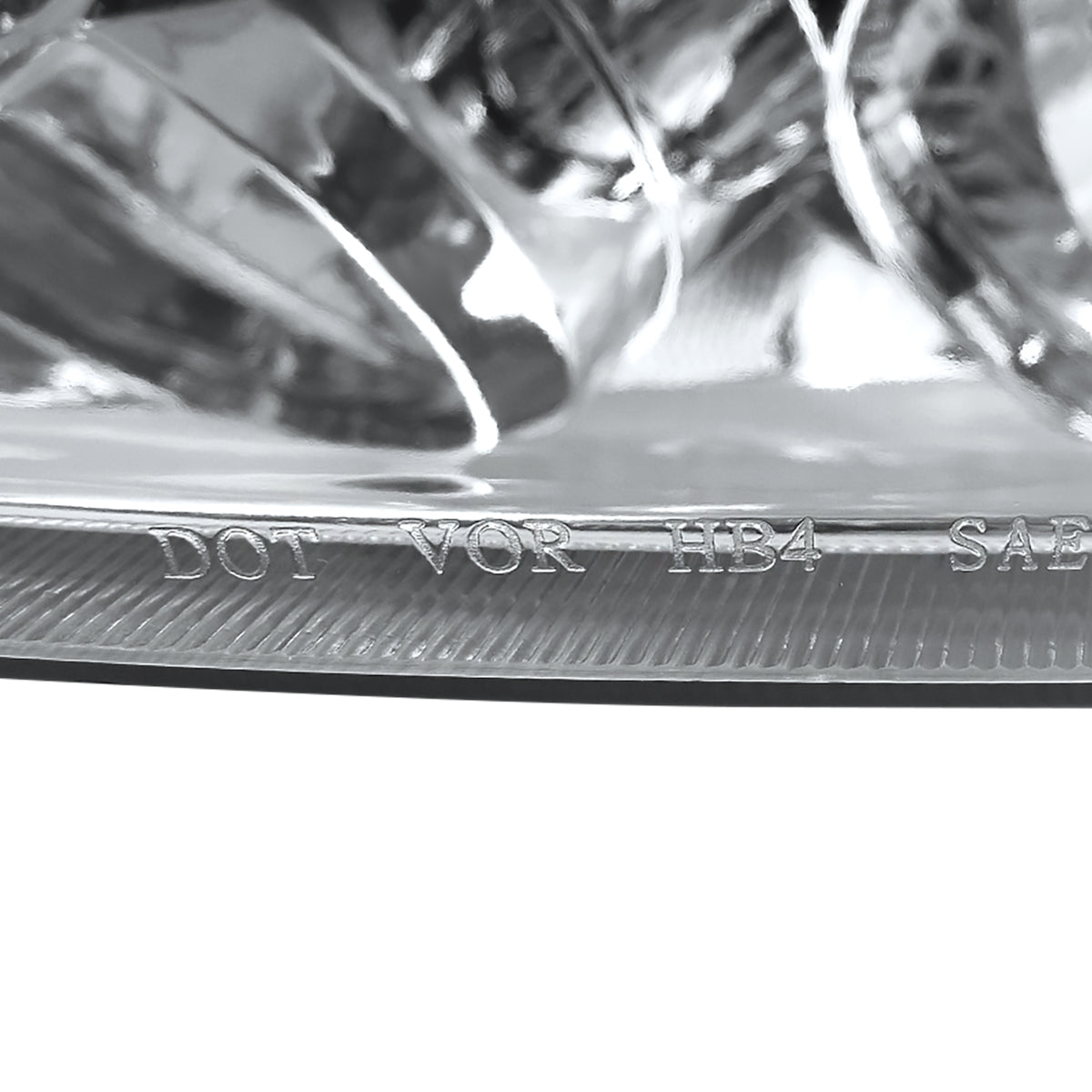 2003-2008 Toyota Corolla Factory Style Headlights (Chrome Housing/Clear Lens)