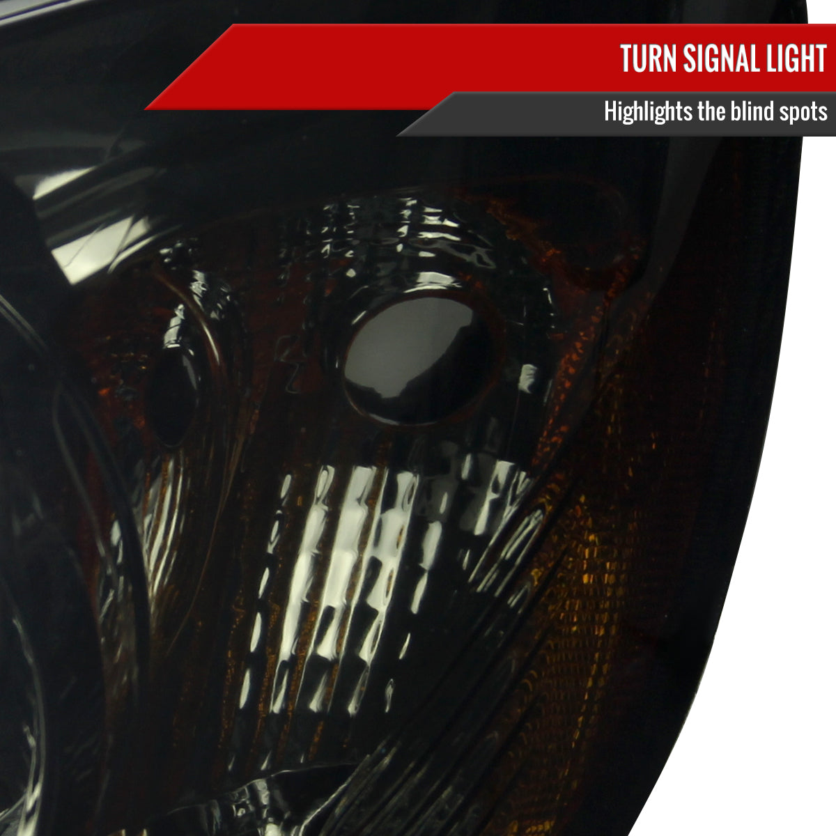 2003-2008 Toyota Corolla Factory Style Headlights (Chrome Housing/Smoked Lens)