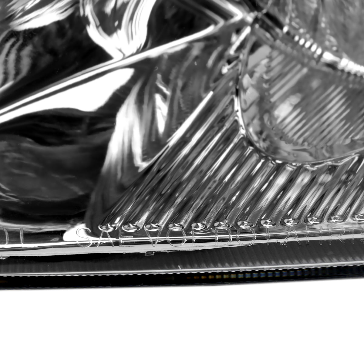 2007-2011 Honda CR-V Factory Style Headlights (Chrome Housing/Clear Lens)