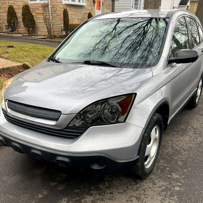 2007-2011 Honda CR-V Factory Style Headlights (Chrome Housing/Smoked Lens)