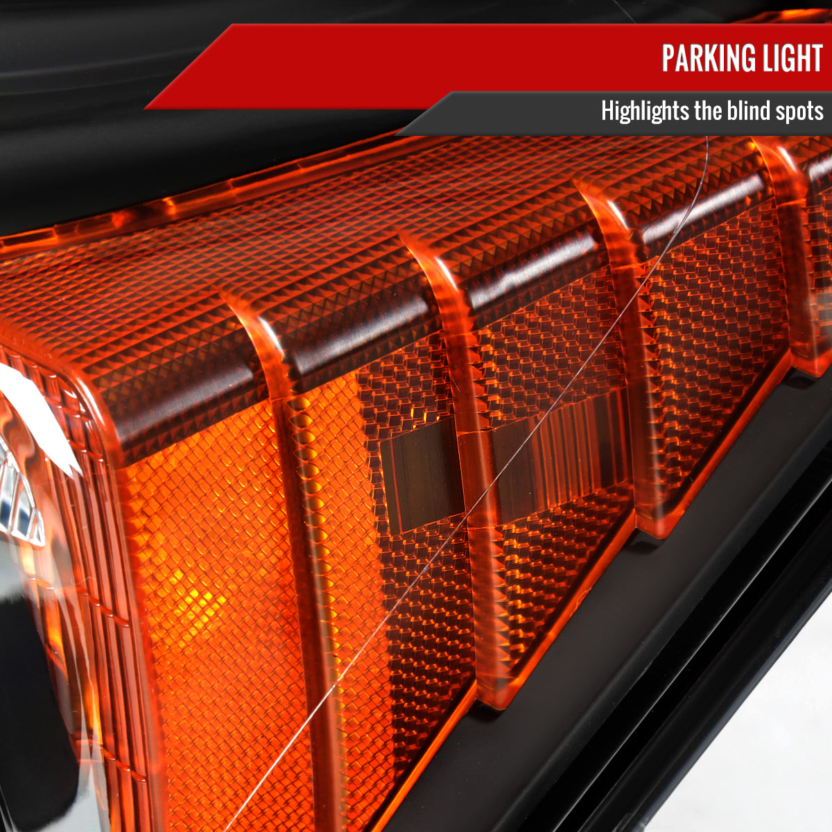 2007-2011 Honda CR-V Factory Style Headlights (Matte Black Housing/Clear Lens)