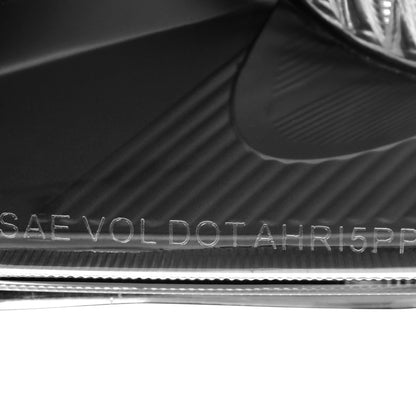 2007-2011 Honda CR-V Factory Style Headlights (Matte Black Housing/Clear Lens)