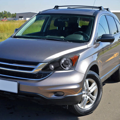 2007-2011 Honda CR-V Factory Style Headlights (Matte Black Housing/Clear Lens)