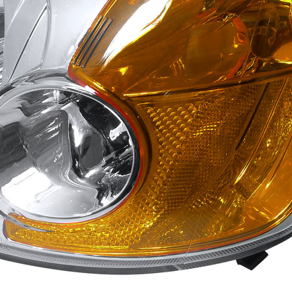 2001-2003 Honda Civic Factory Style Headlights (Chrome Housing/Clear Lens)