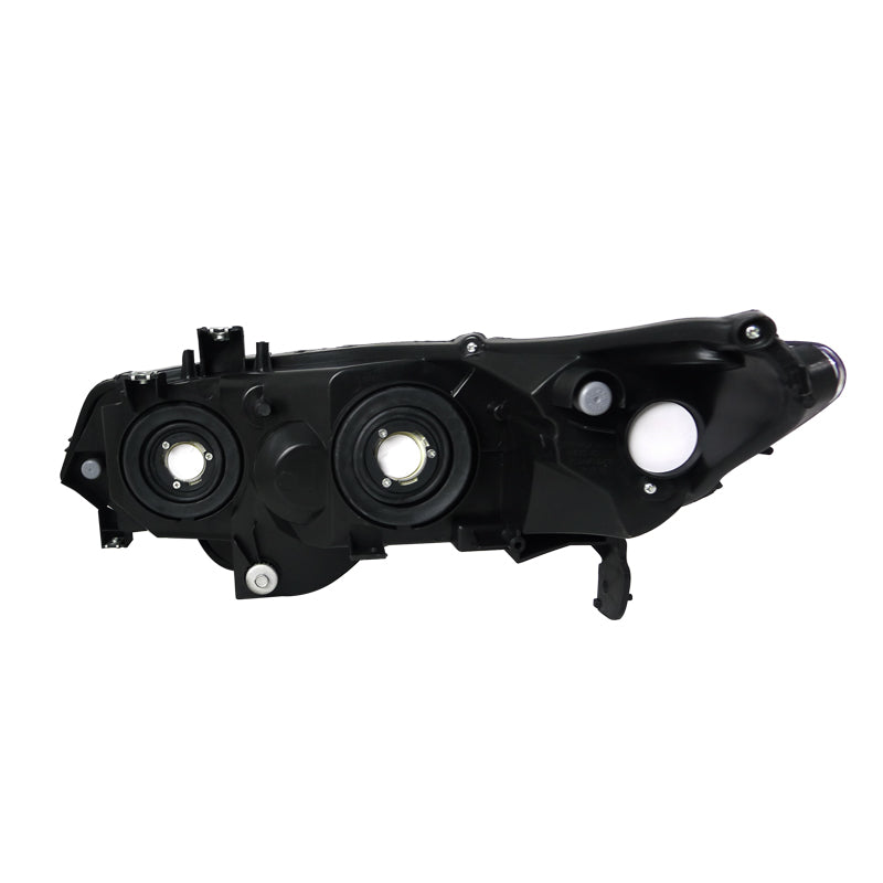 2006-2011 Honda Civic Coupe Factory Style Crystal Headlights (Matte Black Housing/Clear Lens)