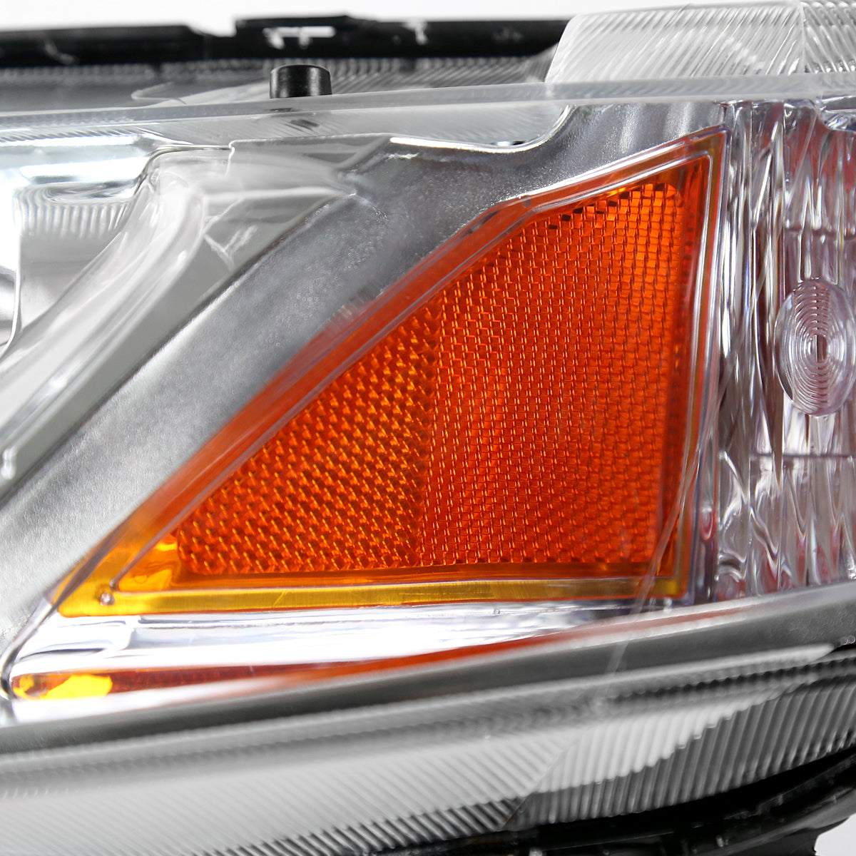 2006-2011 Honda Civic Sedan Crystal Headlights (Chrome Housing/Clear Lens)