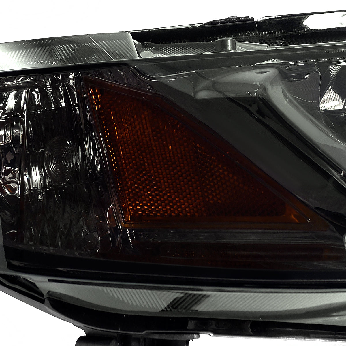 2006-2011 Honda Civic Sedan Crystal Headlights (Chrome Housing/Smoked Lens)