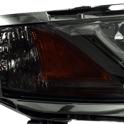2006-2011 Honda Civic Sedan Crystal Headlights (Chrome Housing/Smoked Lens)