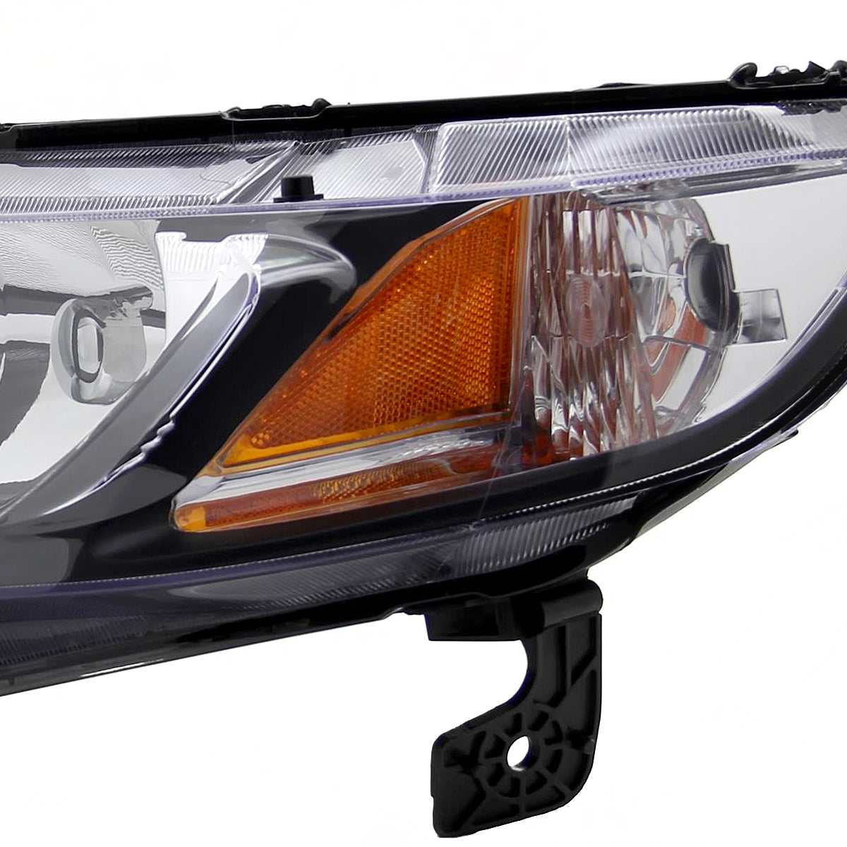 2006-2011 Honda Civic Sedan Crystal Headlights (Matte Black Housing/Clear Lens)
