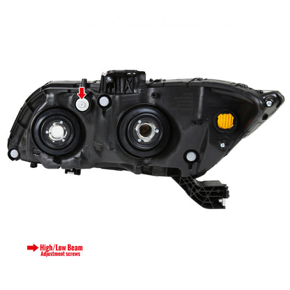 2012-2013 Honda Civic Coupe/ 2012-2015 Civic Sedan Clear Lens Crystal Headlight - Passenger Side Only
