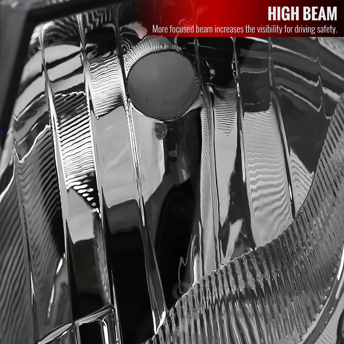 2012-2013 Honda Civic Coupe/ 2012-2015 Civic Sedan Crystal Headlights (Matte Black Housing/Clear Lens)