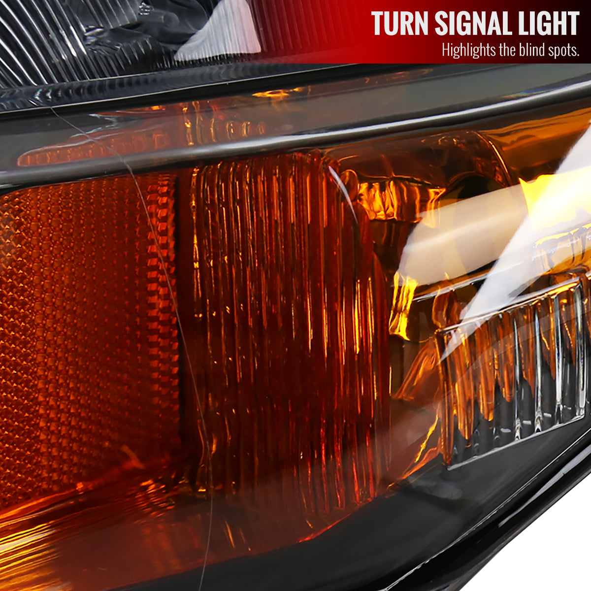 2012-2013 Honda Civic Coupe/ 2012-2015 Civic Sedan Crystal Headlights (Matte Black Housing/Clear Lens)
