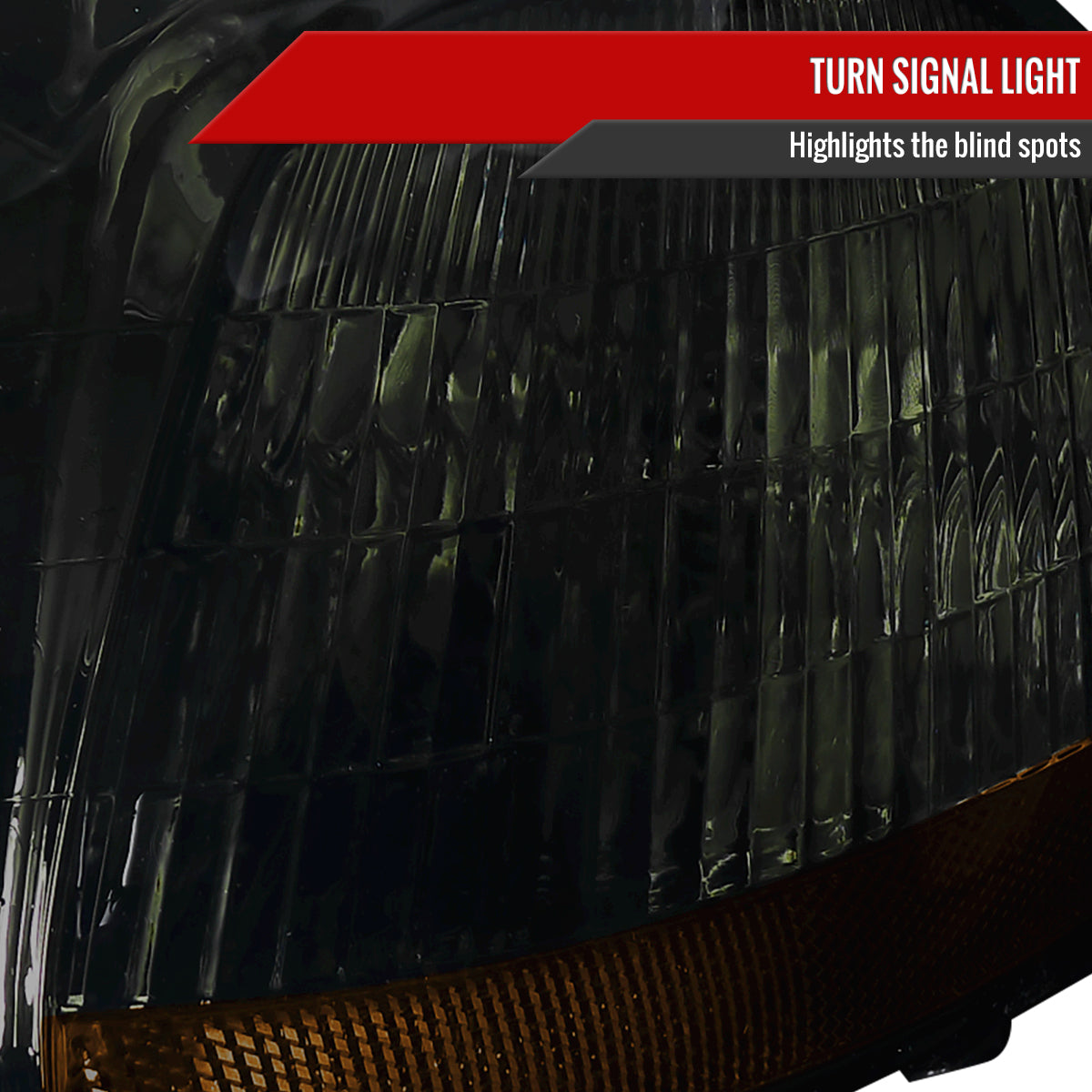 1996-1998 Honda Civic Crystal Headlights (Chrome Housing/Smoked Lens)