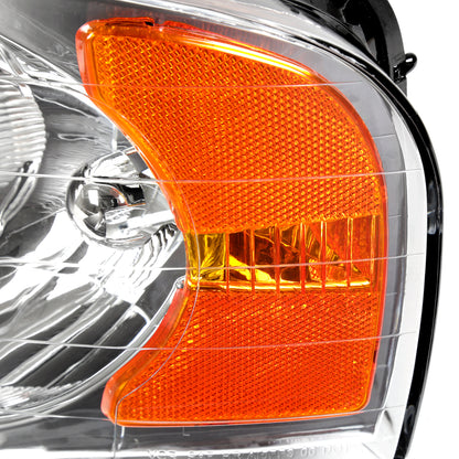 2002-2005 Dodge RAM 1500/ 2003-2005 RAM 2500 3500 Factory Style Headlights (Chrome Housing/Clear Lens)