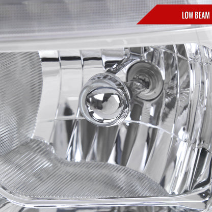 2009-2018 Dodge RAM 1500/2010-2018 RAM 2500 3500 Dual Switchback Sequential LED Bar Factory Style Headlights (Chrome Housing/Clear lens)