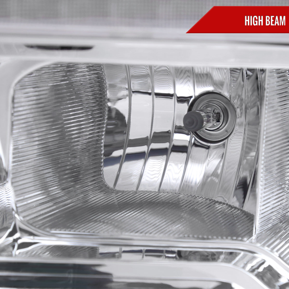 2009-2018 Dodge RAM 1500/2010-2018 RAM 2500 3500 Dual Switchback Sequential LED Bar Factory Style Headlights (Chrome Housing/Clear lens)