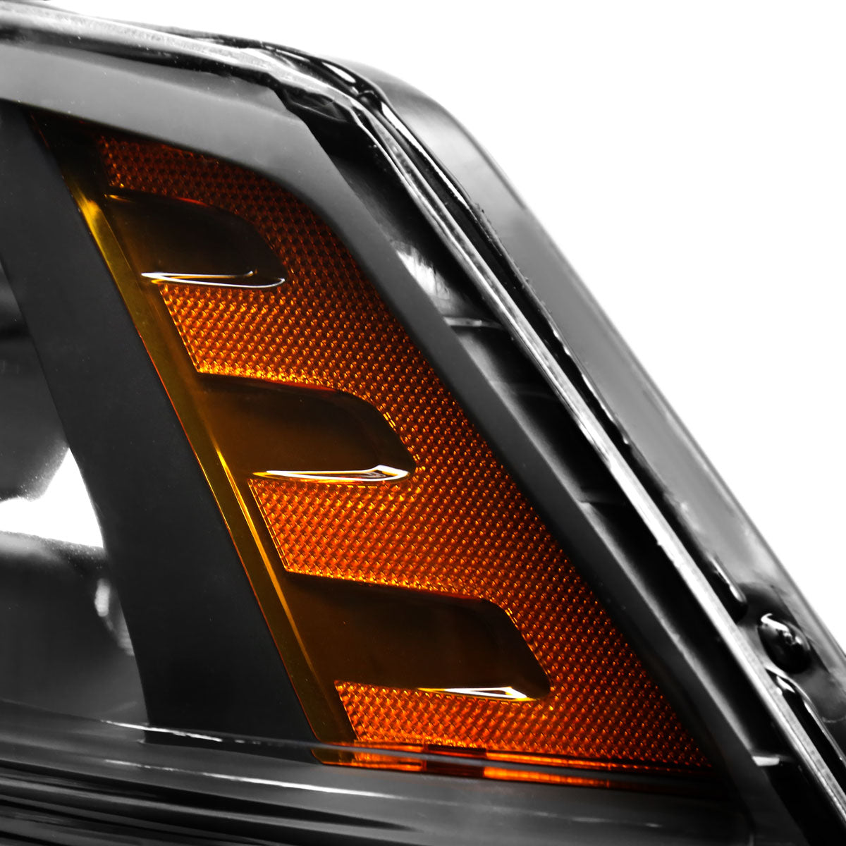2009-2018 Dodge RAM 1500 / 2019-2021 RAM Classic / 2010-2018 RAM 2500 3500 Factory Quad Style Headlights (Matte Black Housing/Clear Lens)
