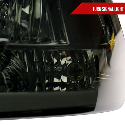 2009-2018 Dodge RAM 1500/ 2010-2018 Dodge RAM 2500/3500 LED Bar Factory Style Headlights (Chrome Housing/Clear Lens)