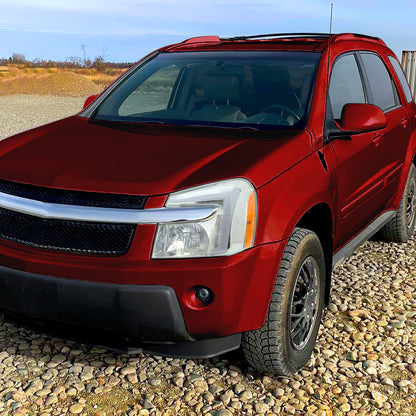 2005-2009 Chevy Equinox Factory Style Headlights with Sequential Switchback LED Bar Turn Signal (Chrome Housing/Clear Lens)