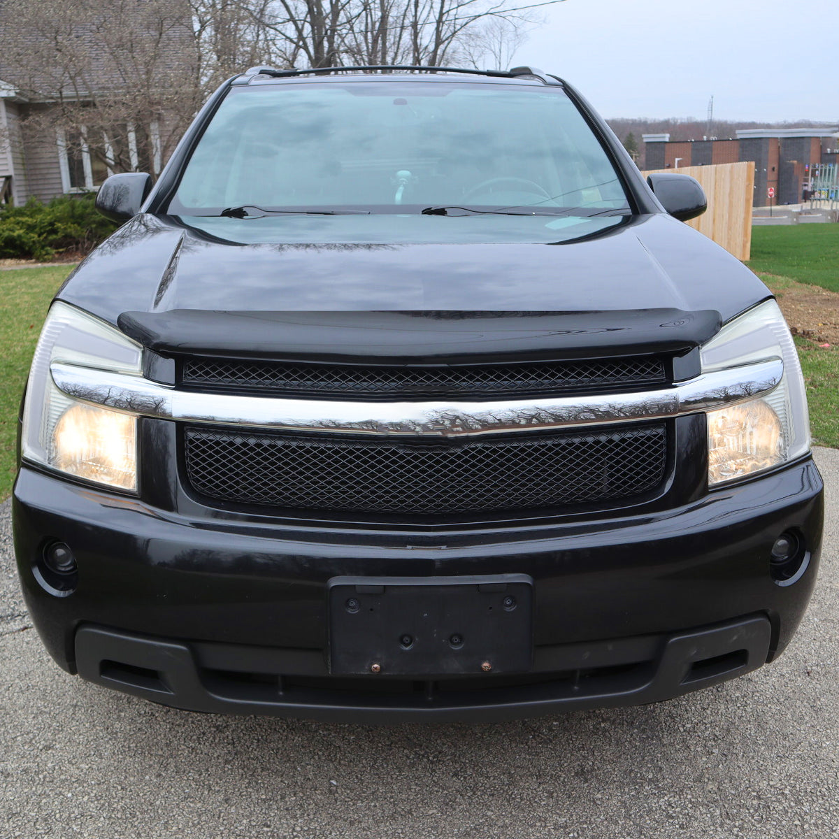 2005-2009 Chevy Equinox Factory Style Headlights with Sequential Switchback LED Bar Turn Signal (Chrome Housing/Clear Lens)