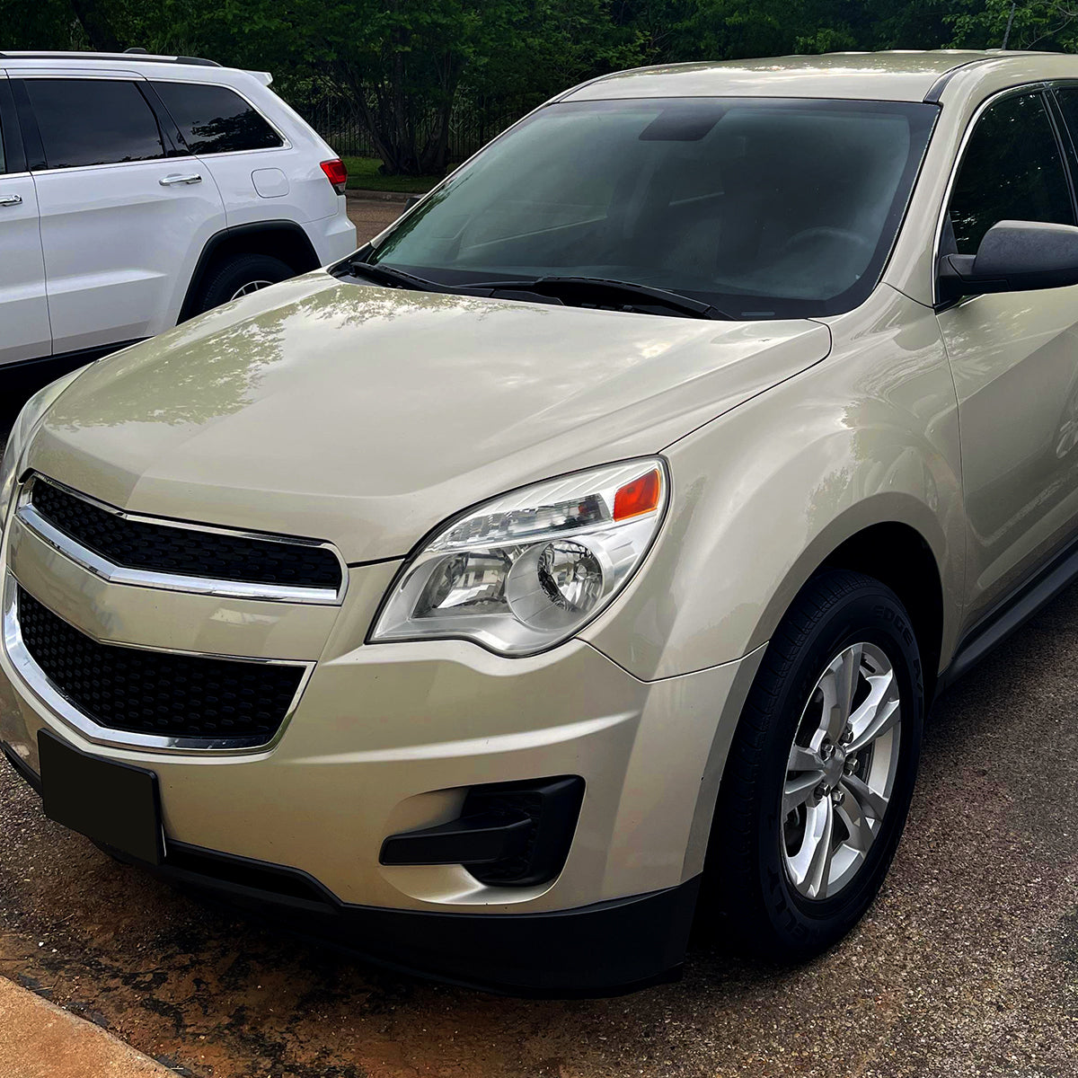 2010â€“2015 Chevrolet Equinox Factory Style Headlights (Chrome Housing / Clear Lens)