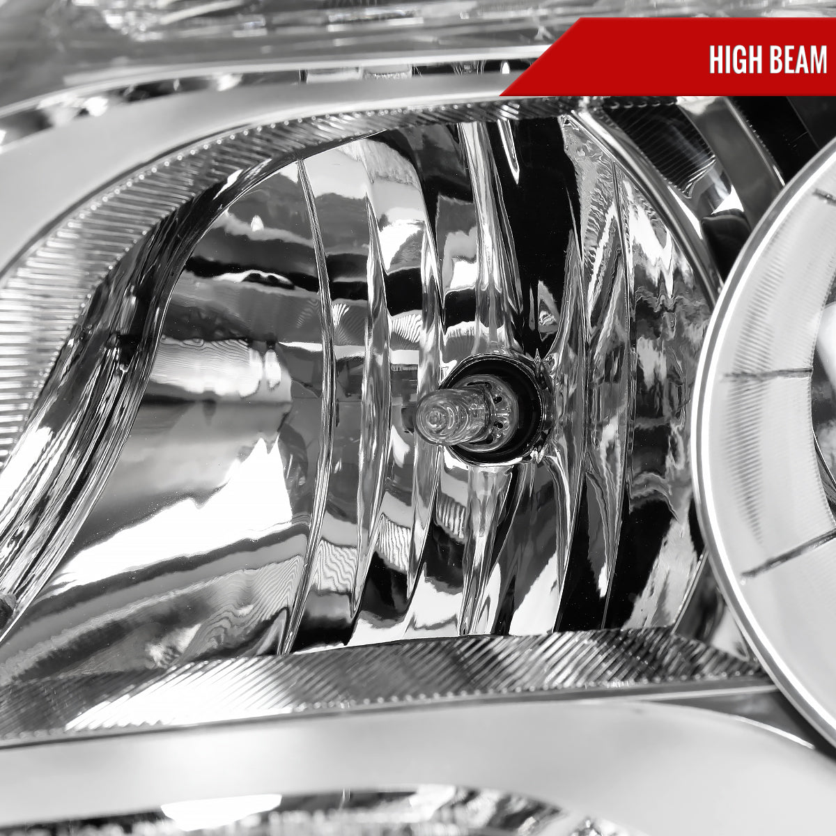 2010â€“2015 Chevrolet Equinox Driver Side Factory Style Headlight (Chrome Housing / Clear Lens)