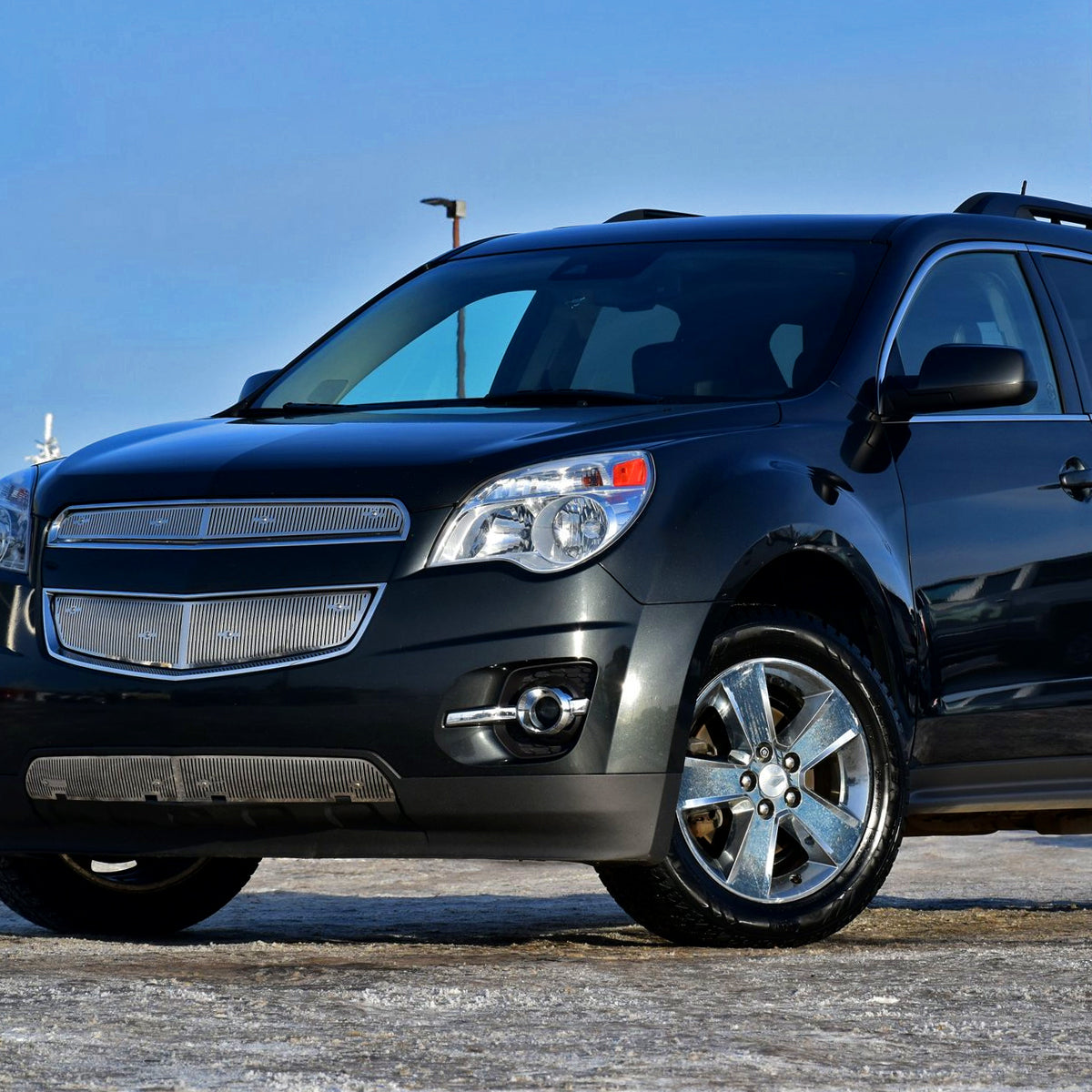 2010â€“2015 Chevrolet Equinox Driver Side Factory Style Headlight (Chrome Housing / Clear Lens)