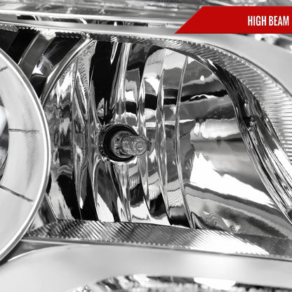 2010â€“2015 Chevrolet Equinox Passenger Side Factory Style Headlight (Chrome Housing / Clear Lens)