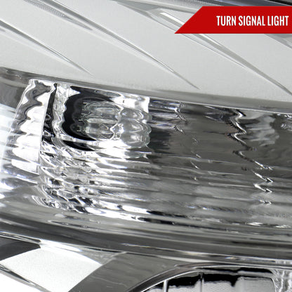 2010â€“2015 Chevrolet Equinox Passenger Side Factory Style Headlight (Chrome Housing / Clear Lens)
