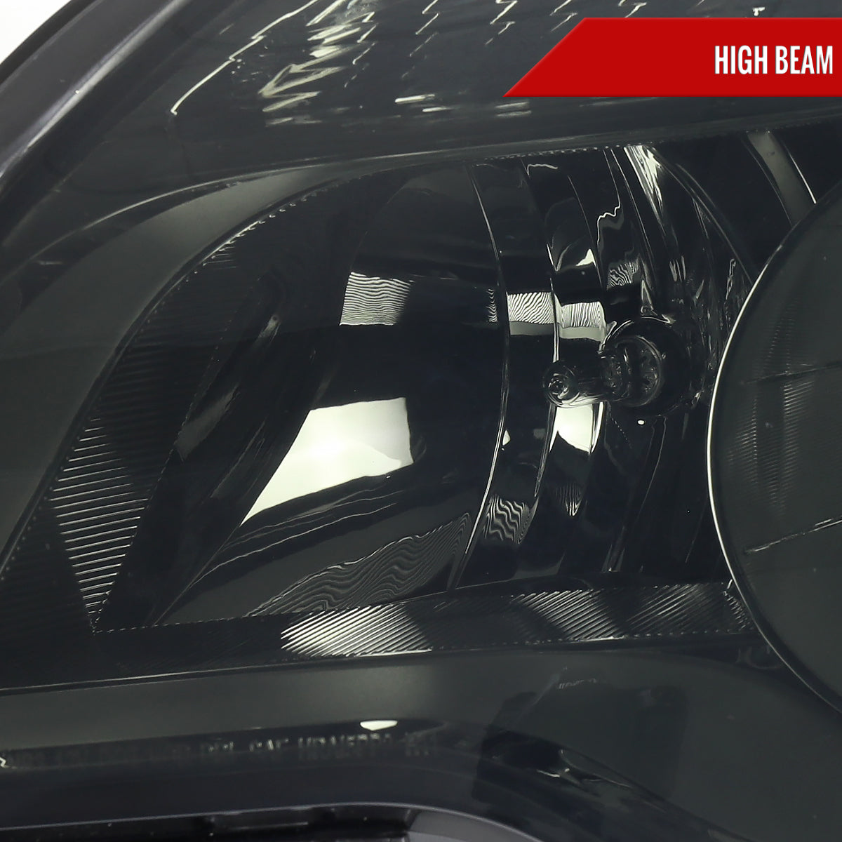2010â€“2015 Chevrolet Equinox Factory Style Headlights (Chrome Housing / Smoked Lens)