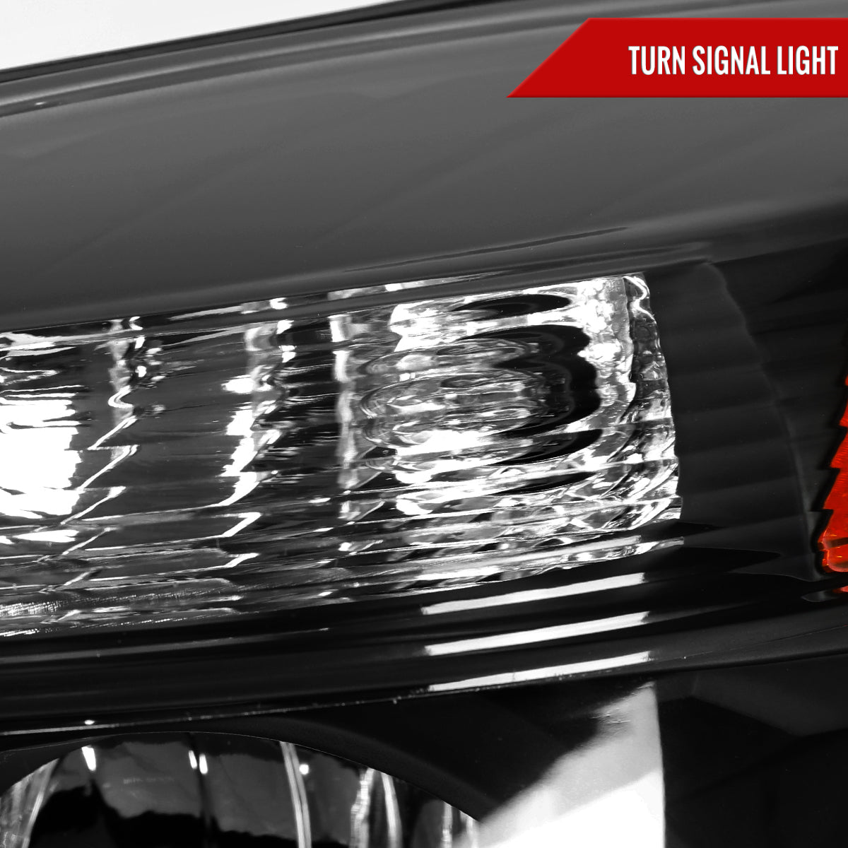 2010â€“2015 Chevrolet Equinox Factory Style Headlights (Matte Black Housing / Clear Lens)