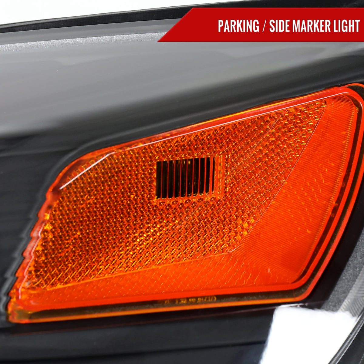 2010â€“2015 Chevrolet Equinox Factory Style Headlights (Matte Black Housing / Clear Lens)