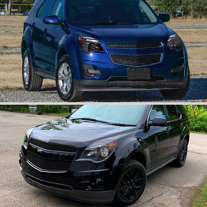 2010â€“2015 Chevrolet Equinox Factory Style Headlights (Matte Black Housing / Clear Lens)