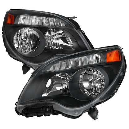 2010â€“2015 Chevrolet Equinox Factory Style Headlights (Matte Black Housing / Clear Lens)