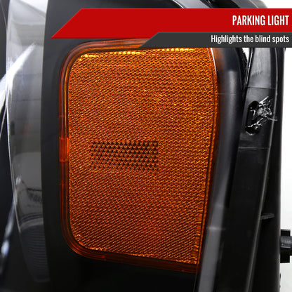 2004-2008 Ford F-150/ 2006-2008 Lincoln Mark LT Factory Style Headlights (Matte Black Housing/Clear Lens)