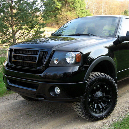 2004-2008 Ford F-150/ 2006-2008 Lincoln Mark LT Factory Style Headlights (Matte Black Housing/Clear Lens)