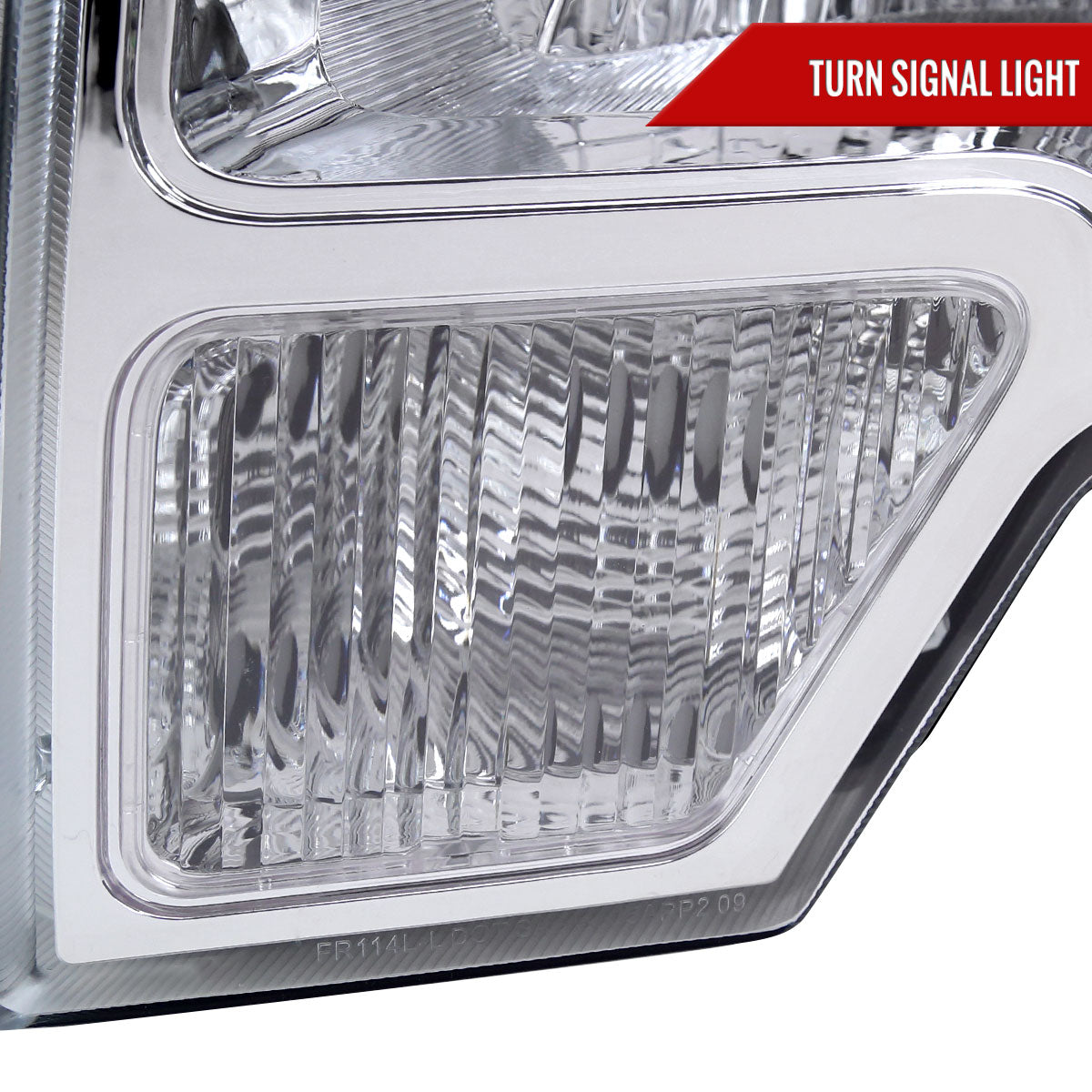 2009-2014 Ford F-150 Factory Style Headlights (Chrome Housing/Clear Lens)