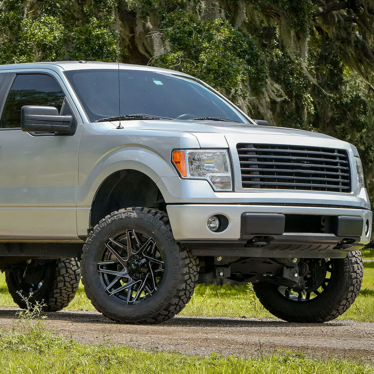 2009-2014 Ford F-150 Factory Style Headlights (Chrome Housing/Clear Lens)
