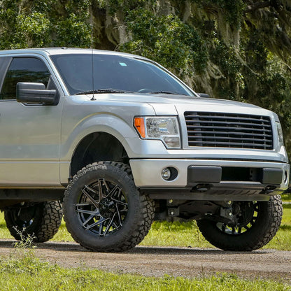2009-2014 Ford F-150 Factory Style Headlights (Chrome Housing/Clear Lens)